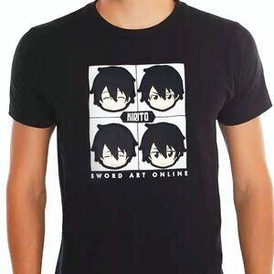 MEN’S SWORD ART ONLINE SHIRT MENS SIZE SMALL KIRITO ANIME MANGA TSHIRT